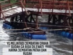 Jembatan Graha Tambun Patah dan Rusak Parah, Warga Harap Pemerintah Segera Perbaiki