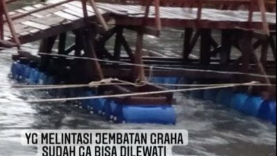 Jembatan Graha Tambun Patah dan Rusak Parah, Warga Harap Pemerintah Segera Perbaiki