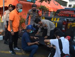 Polres Metro Bekasi Kota Berikan Bantuan Pelbet Bagi Pasien Terpapar Covid-19 di RSUD Kota Bekasi