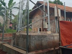 Diduga Belum Kantongi Izin Pembangunan Tower di Setu Distop Satpol PP dan LSM