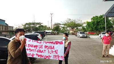 PDAM TB di Demo Mahasiswa Terkait LKPJ Pengadaan Water Air