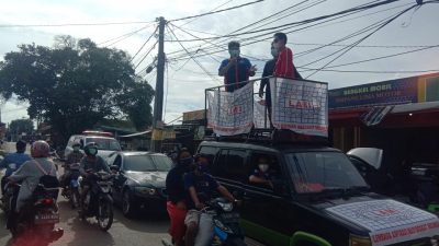 Masuk Zona Merah, Wakil Ketua DPRD Kab. Bekasi Turun ke Jalan Himbau Masyarat Tetap Jaga Prokes
