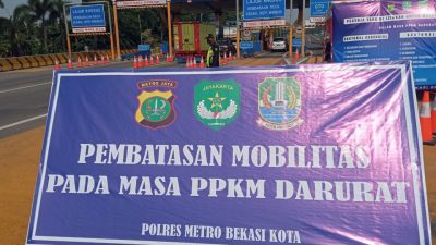 Tol Bekasi Timur dan Barat Menuju Jakarta ada Penyekatan, Ini Jadwal Buka Tutupnya