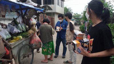 PMII Umika dan Tribuana Kota Bekasi Membagikan 1000 Masker Saat Idul Adha