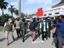 Panglima TNI Tinjau Pelaksanaan Isoter di RSUD Al-ihsan dan Wisma Allet Jalak Haripat Bandung