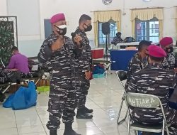 Korps Marinir TNI AL Gelar Donor Plasma Konvalescent