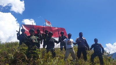 HUT RI ke-76, TNI Bersinergi dengan Polri dan Tokoh Masyarakat Napak Tilas