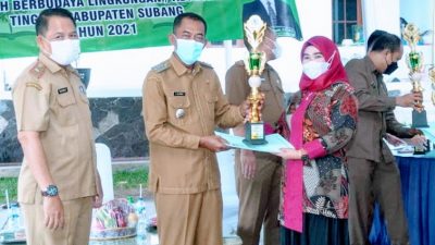 World Cleanup Day 2021, 33 Sekolah di Kabupaten Subang Lolos Mendapatkan Penghargaan Adiwiyata
