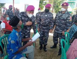 Peringati HUT Ke-76 TNI AL, Korps Marinir Lancarkan Serbuan Vaksin Di Ponpes Madiun