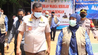 PTM Kota Bekasi Sudah Dimulai, Mas Tri Monitoring Kesekolah