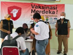 Polsek Bekasi Timur Siapkan 1000 Kuota Vaksin Tahap 2 Untuk Siswa SMAN 1