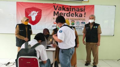 Polsek Bekasi Timur Siapkan 1000 Kuota Vaksin Tahap 2 Untuk Siswa SMAN 1