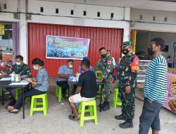Strategi Jitu Aparat TNI di Kab. Mimika Gencarkan Serbuan Vaksinasi
