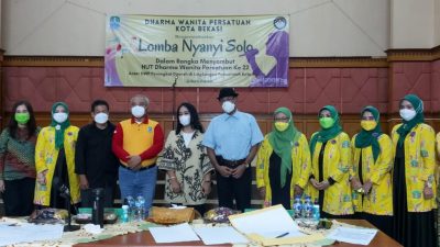 Menyambut HUT ke-22, Dharma Wanita Persatuan Gelar Lomba Nyanyi Solo