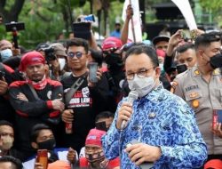 FSMPI dan KSPI Demo di Depan Balai Kota DKI Jakarta, Anies; Buruh Maupun Pengusaha Merasakan Keadilan