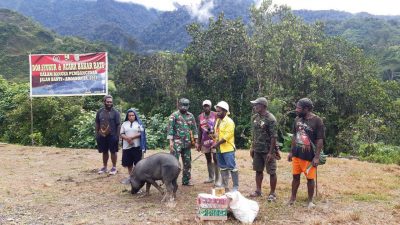 Ratusan Warga Empat Kampung di Mimika Dukung Pembangunan Jalan Poros Banti – Arwanop