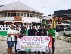 Tim JKW-PWI Mengaspal di Bumi Kalimantan