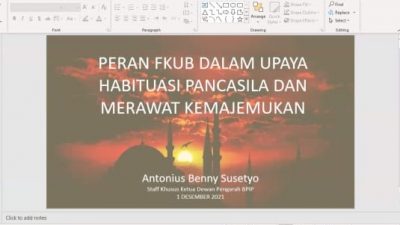 Antonius Benny Susetyo; FKUB Wajah Nyata Indonesia dalam Moderasi Beragama
