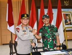 Perdana Pangdam Kunjungi Mapolda Maluku, Eratkan Silaturahmi Dua Instansi