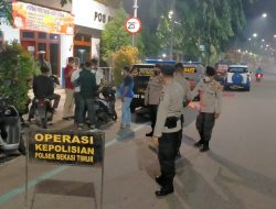 Antisipasi Aksi Tawuran dan Kejahatan Jalanan, Polsek Bekasi Timur Gelar Operasi Cipkon Jaya 21