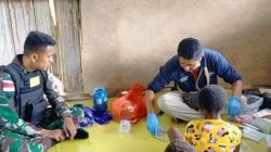 Cegah Penyakit Filariasis, Satgas Yonif 126/Kala Cakti Periksa Kesehatan Anak Papua