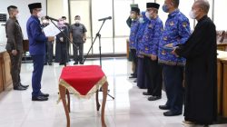 Pj Bupati Dani Ramdan Lantik Empat Pejabat Fungsional Dokter dan Bidan RSUD