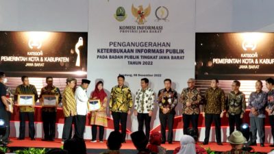 Kota Bekasi Kembali Sabet Penghargaan Keterbukaan Informasi Publik Tahun 2022