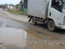 Pernah Disurvey Pj Bupati Bekasi, Sepanjang Jalan Raya Desa Kedung Pengawas Rusak Parah Tanpa Ada Lampu PJU