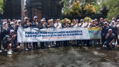 Program CSR, BRI Danareksa Sekuritas Kembali Hijaukan Pura Dalem Gaing Mas dan Taman Hutan Raya Ngurah Rai Bali
