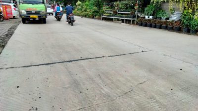 Pengecoran Jalan Mutiara Gading Belum Satu Bulan Sudah Pecah, Pemerhati: Dinas Jangan Lembek