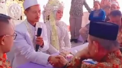 Pernikahan Uti & Chandra Berjalan Lancar, Pengantin Laki-laki Membuat Tegang Saat Ijab Kobul