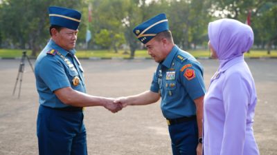 Panglima TNI Menerima Laporan Korps Kenaikan Pangkat 27 Pati TNI