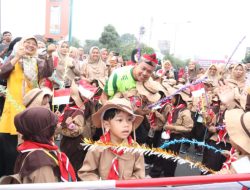 Peringatan Hari Anak Nasional, Dua Ribu Anak dan Anggota KORMI Kota Bekasi Padati Pawai di Car Free Day