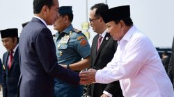 Menhan Prabowo Lepas Keberangkatan Presiden Jokowi ke India