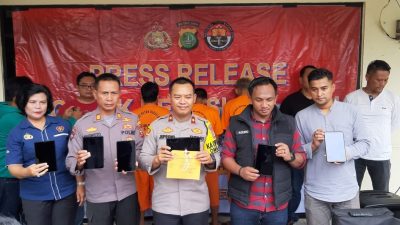 Ancaman Hukuman 7 Tahun di Bui, Reskrim Polsek Bekasi Selatan Bekuk Pelaku Pencurian di SMKN 9