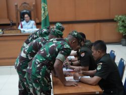 Sidang Lanjutan Kasus Pembunuhan Oknum TNI, Praka RM Dan Kawan-Kawan di Tuntut Hukuman Mati