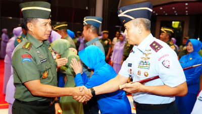 Panglima TNI Pimpin Laporan Korps Kenaikan Pangkat 37 Perwira Tinggi TNI