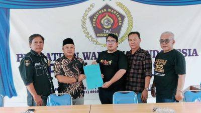 Ade Muksin Resmi Daftar Calon Ketua PWI Bekasi Periode 2021-2024