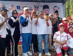 Gus Shol dan Lukman Hakim Isi Kampanye Terakhir Senam Sehat Bersama Warga Bekasi Utara
