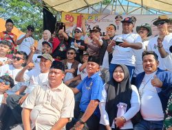 H. Sarjan Tebar 2 Ton Ikan di Festival Kali Gabus, Camat Tambu Utara : Jaga Kebersihan