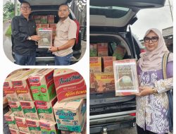 “Bersama Kita Peduli Sesama Saudara”, Kades Muktiwari Berikan Bantuan Korban Banjir di Sumut