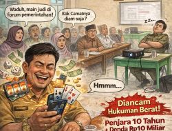 Viral Video Sekdes Sukabunga Asyik Bermain Judol, Camat Bojongmangu Bungkam