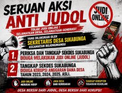 Gerakan Masyarakat Anti Judol Desak APH Periksa Sekdes Sukabunga